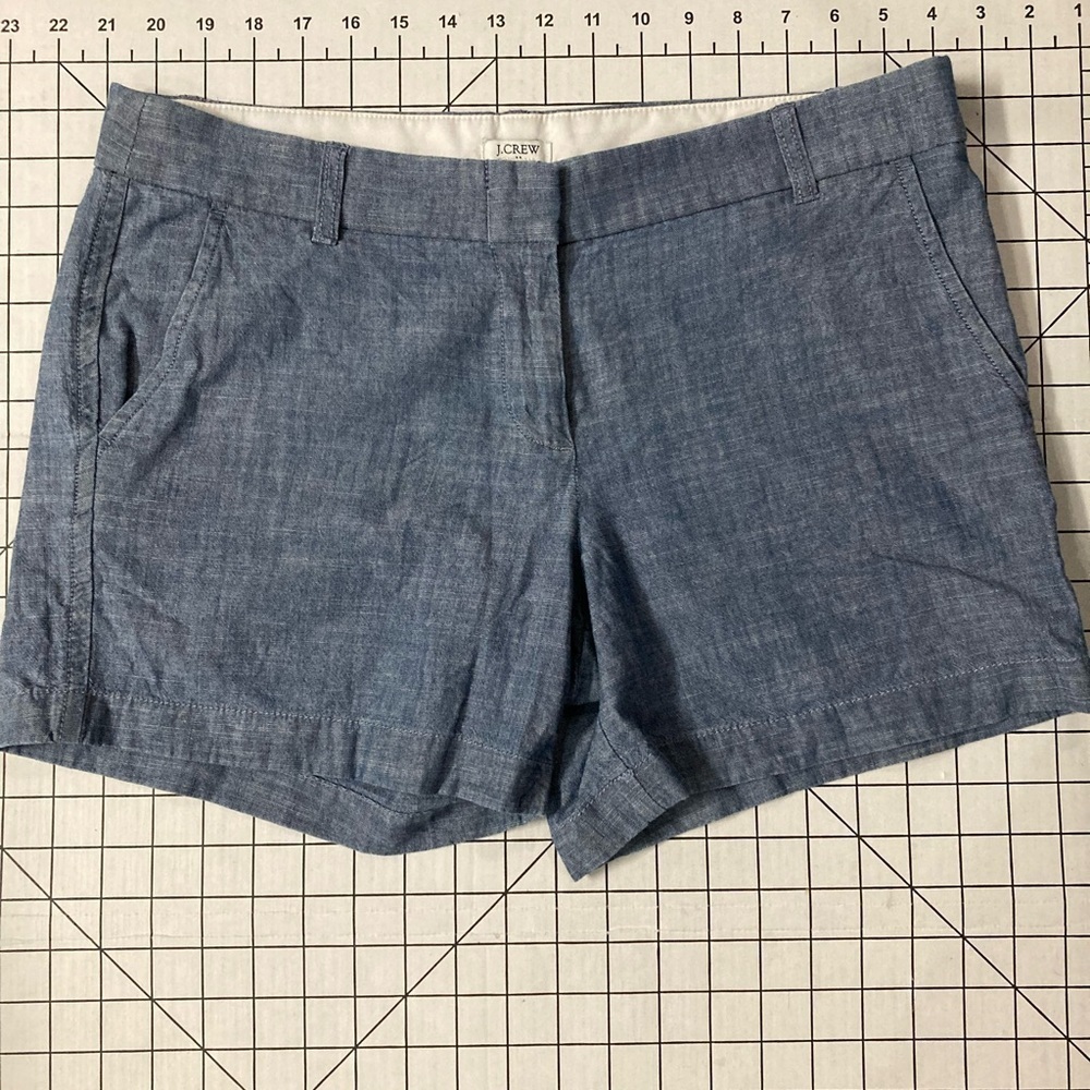 J. Crew Women’s Size 10 Navy Flat Front Shorts‎